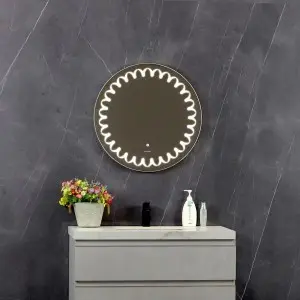 DL-34 Fashion All Star Stripe Bathroom Mirror
