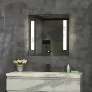 TH series copper free mirrors with led light touch switch