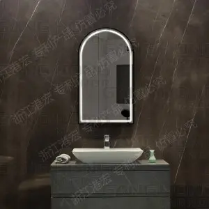 Aluminum frame smart mirror